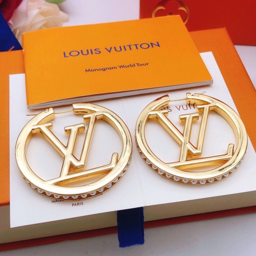 Cheap Louis Vuitton Earrings For Women #1262470 Replica Wholesale [$38.00 USD] [ITEM#1262470] on Replica Louis Vuitton Earrings