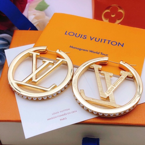 Cheap Louis Vuitton Earrings For Women #1262470 Replica Wholesale [$38.00 USD] [ITEM#1262470] on Replica Louis Vuitton Earrings