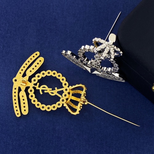 Cheap Yves Saint Laurent Brooches For Women #1262696 Replica Wholesale [$29.00 USD] [ITEM#1262696] on Replica Yves Saint Laurent Brooches