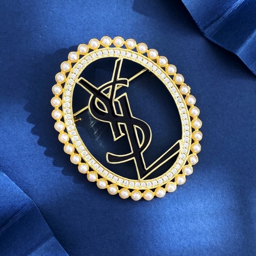 Cheap Yves Saint Laurent Brooches For Women #1262702 Replica Wholesale [$32.00 USD] [ITEM#1262702] on Replica Yves Saint Laurent Brooches