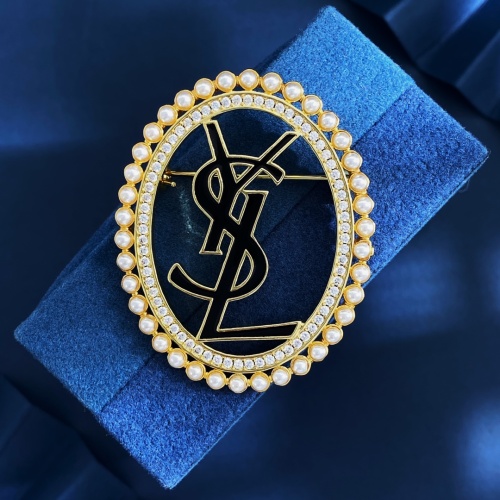 Cheap Yves Saint Laurent Brooches For Women #1262702 Replica Wholesale [$32.00 USD] [ITEM#1262702] on Replica Yves Saint Laurent Brooches