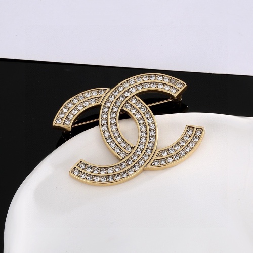 Cheap Chanel Brooches For Women #1262703 Replica Wholesale [$27.00 USD] [ITEM#1262703] on Replica Chanel Brooches