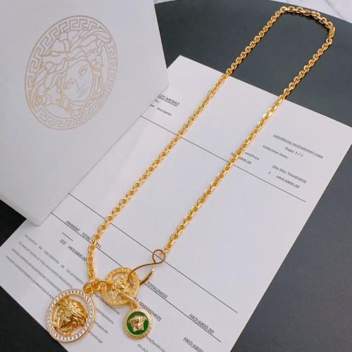 Cheap Versace Necklaces #1262725 Replica Wholesale [$60.00 USD] [ITEM#1262725] on Replica Versace Necklaces