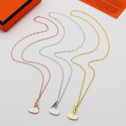 Cheap Hermes Necklaces #1262741 Replica Wholesale [$25.00 USD] [ITEM#1262741] on Replica Hermes Necklaces