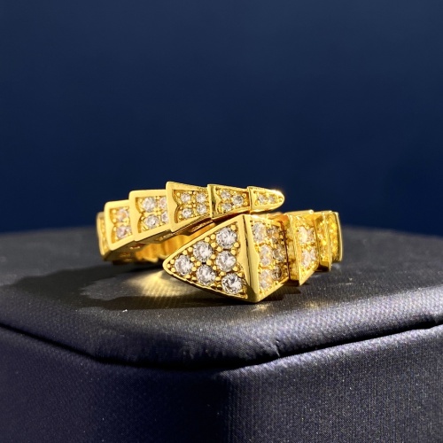 Cheap Bvlgari Rings #1262805 Replica Wholesale [$34.00 USD] [ITEM#1262805] on Replica Bvlgari Rings