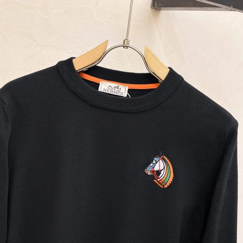 Cheap Hermes Sweaters Long Sleeved For Men #1262821 Replica Wholesale [$76.00 USD] [ITEM#1262821] on Replica Hermes Sweaters