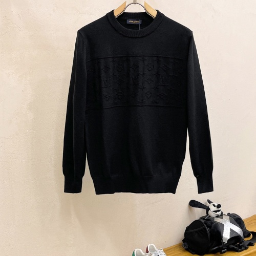 Cheap Louis Vuitton LV Sweaters Long Sleeved For Men #1262842 Replica Wholesale [$76.00 USD] [ITEM#1262842] on Replica Louis Vuitton LV Sweaters