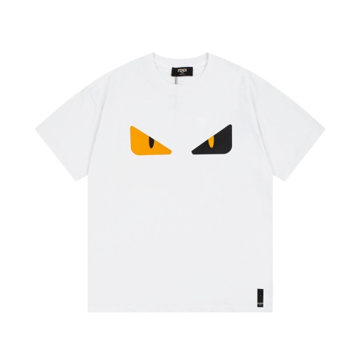 Cheap Fendi T-Shirts Short Sleeved For Unisex #1262881 Replica Wholesale [$40.00 USD] [ITEM#1262881] on Replica Fendi T-Shirts