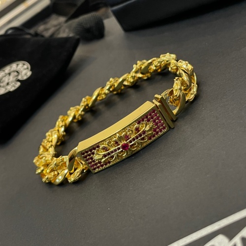 Cheap Chrome Hearts Bracelets #1262925 Replica Wholesale [$56.00 USD] [ITEM#1262925] on Replica Versace Earrings