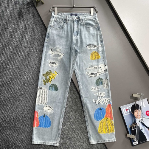 Cheap Louis Vuitton LV Jeans For Men #1263039 Replica Wholesale [$82.00 USD] [ITEM#1263039] on Replica Louis Vuitton LV Jeans