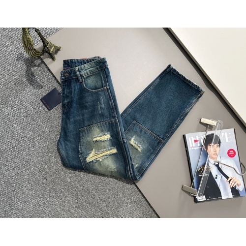 Cheap Louis Vuitton LV Jeans For Men #1263043 Replica Wholesale [$82.00 USD] [ITEM#1263043] on Replica Louis Vuitton LV Jeans