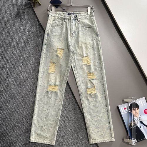 Cheap Louis Vuitton LV Jeans For Men #1263049 Replica Wholesale [$82.00 USD] [ITEM#1263049] on Replica Louis Vuitton LV Jeans