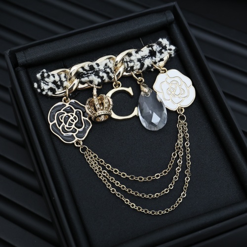 Cheap Chanel Brooches For Women #1263126 Replica Wholesale [$34.00 USD] [ITEM#1263126] on Replica Chanel Brooches