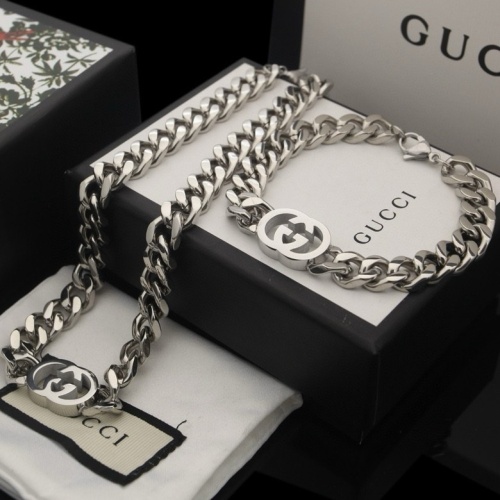 Cheap Gucci Jewelry Set #1263129 Replica Wholesale [$52.00 USD] [ITEM#1263129] on Replica Gucci Jewelry Set