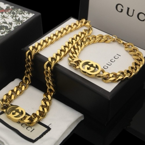 Cheap Gucci Jewelry Set #1263131 Replica Wholesale [$52.00 USD] [ITEM#1263131] on Replica Gucci Jewelry Set