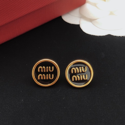 Cheap MIU MIU Earrings For Women #1263155 Replica Wholesale [$27.00 USD] [ITEM#1263155] on Replica MIU MIU Earrings