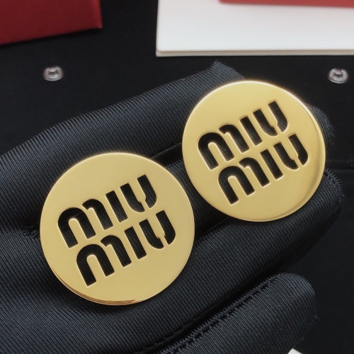 Cheap MIU MIU Earrings For Women #1263156 Replica Wholesale [$32.00 USD] [ITEM#1263156] on Replica MIU MIU Earrings