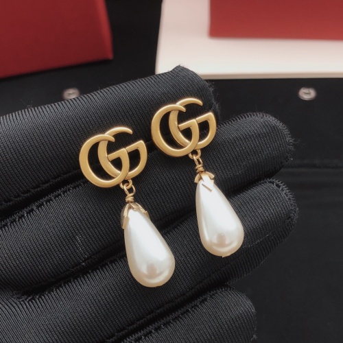 Cheap Gucci Earrings For Women #1263252 Replica Wholesale [$27.00 USD] [ITEM#1263252] on Replica Gucci Earrings