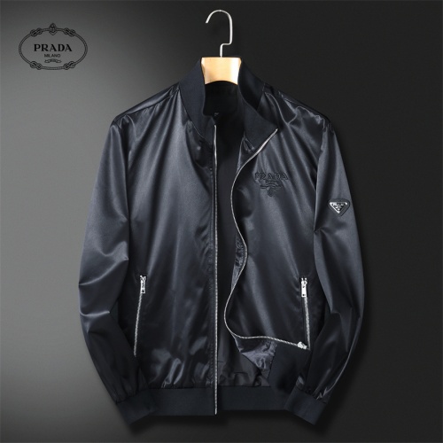 Cheap Prada Jackets Long Sleeved For Men #1263273 Replica Wholesale [$72.00 USD] [ITEM#1263273] on Replica Prada Jackets