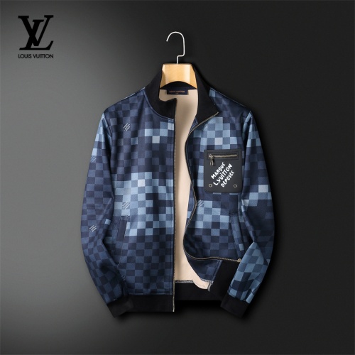 Cheap Louis Vuitton LV Tracksuits Long Sleeved For Men #1263287 Replica Wholesale [$85.00 USD] [ITEM#1263287] on Replica Louis Vuitton LV Tracksuits