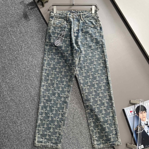 Cheap Chrome Hearts Jeans For Men #1263297 Replica Wholesale [$82.00 USD] [ITEM#1263297] on Replica Chrome Hearts Jeans