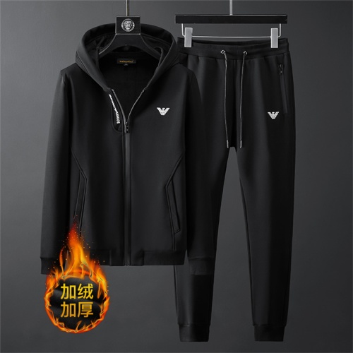 Cheap Armani Tracksuits Long Sleeved For Men #1263321 Replica Wholesale [$98.00 USD] [ITEM#1263321] on Replica Armani Tracksuits