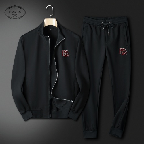 Cheap Prada Tracksuits Long Sleeved For Men #1263327 Replica Wholesale [$80.00 USD] [ITEM#1263327] on Replica Prada Tracksuits