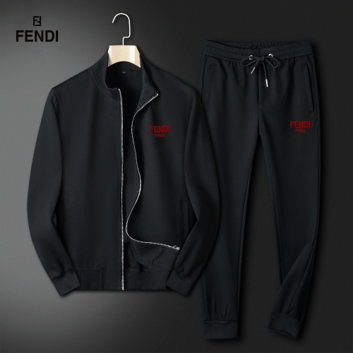 Cheap Fendi Tracksuits Long Sleeved For Men #1263372 Replica Wholesale [$80.00 USD] [ITEM#1263372] on Replica Fendi Tracksuits