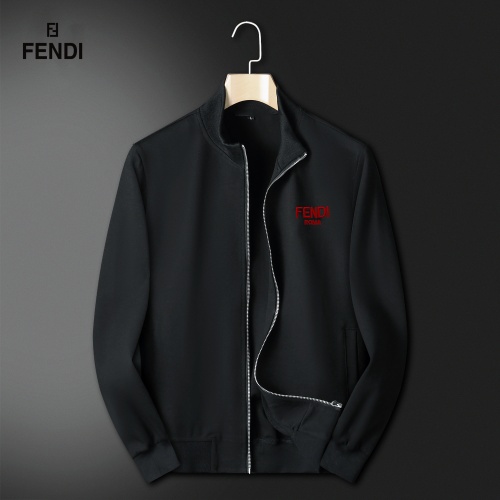 Cheap Fendi Tracksuits Long Sleeved For Men #1263372 Replica Wholesale [$80.00 USD] [ITEM#1263372] on Replica Fendi Tracksuits