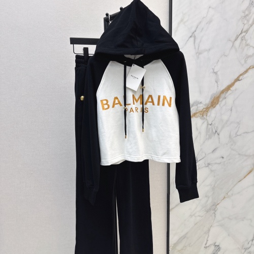 Cheap Balmain Tracksuits Long Sleeved For Women #1263391 Replica Wholesale [$108.00 USD] [ITEM#1263391] on Replica Balmain Tracksuits