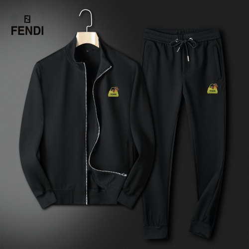 Cheap Fendi Tracksuits Long Sleeved For Men #1263398 Replica Wholesale [$80.00 USD] [ITEM#1263398] on Replica Fendi Tracksuits