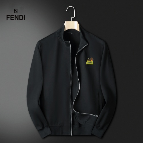 Cheap Fendi Tracksuits Long Sleeved For Men #1263398 Replica Wholesale [$80.00 USD] [ITEM#1263398] on Replica Fendi Tracksuits