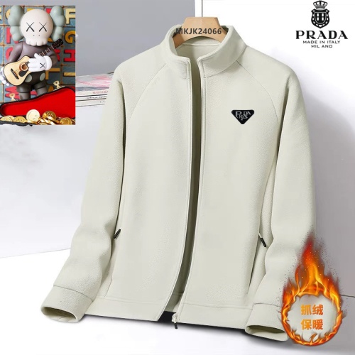 Cheap Prada Jackets Long Sleeved For Men #1263436 Replica Wholesale [$64.00 USD] [ITEM#1263436] on Replica Prada Jackets