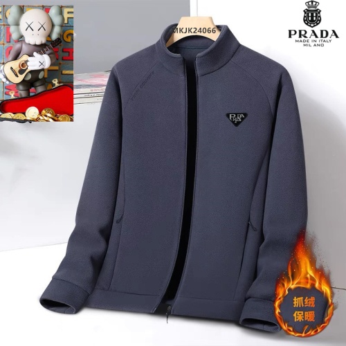 Cheap Prada Jackets Long Sleeved For Men #1263439 Replica Wholesale [$64.00 USD] [ITEM#1263439] on Replica Prada Jackets