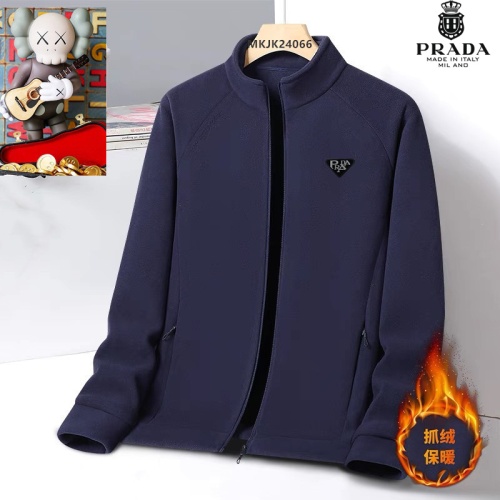 Cheap Prada Jackets Long Sleeved For Men #1263441 Replica Wholesale [$64.00 USD] [ITEM#1263441] on Replica Prada Jackets