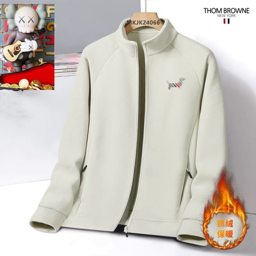 Cheap Thom Browne Jackets Long Sleeved For Men #1263446 Replica Wholesale [$64.00 USD] [ITEM#1263446] on Replica Thom Browne Jackets