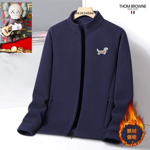 Cheap Thom Browne Jackets Long Sleeved For Men #1263450 Replica Wholesale [$64.00 USD] [ITEM#1263450] on Replica Thom Browne Jackets