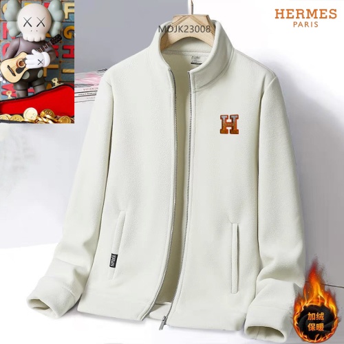 Cheap Hermes Jackets Long Sleeved For Men #1263451 Replica Wholesale [$64.00 USD] [ITEM#1263451] on Replica Hermes Jackets