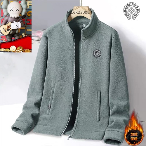 Cheap Chrome Hearts Jackets Long Sleeved For Men #1263470 Replica Wholesale [$64.00 USD] [ITEM#1263470] on Replica Chrome Hearts Jackets