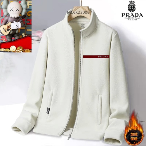 Cheap Prada Jackets Long Sleeved For Men #1263479 Replica Wholesale [$64.00 USD] [ITEM#1263479] on Replica Prada Jackets