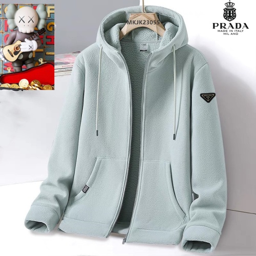 Cheap Prada Jackets Long Sleeved For Men #1263498 Replica Wholesale [$64.00 USD] [ITEM#1263498] on Replica Prada Jackets