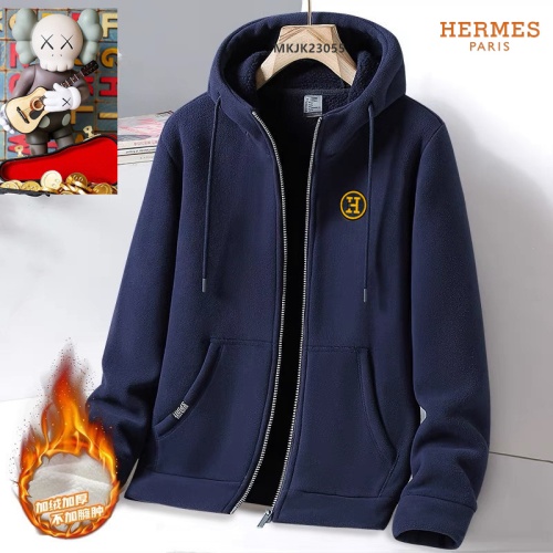 Cheap Hermes Jackets Long Sleeved For Men #1263531 Replica Wholesale [$64.00 USD] [ITEM#1263531] on Replica Hermes Jackets