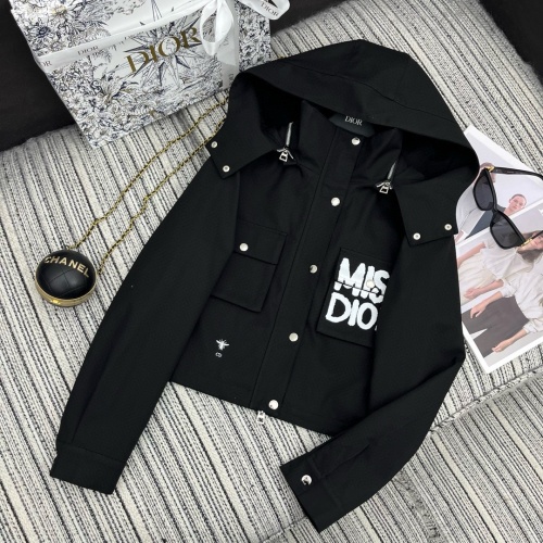 Cheap Christian Dior Jackets Long Sleeved For Women #1263543 Replica Wholesale [$108.00 USD] [ITEM#1263543] on Replica Christian Dior Jackets