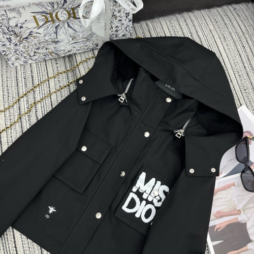 Cheap Christian Dior Jackets Long Sleeved For Women #1263543 Replica Wholesale [$108.00 USD] [ITEM#1263543] on Replica Christian Dior Jackets