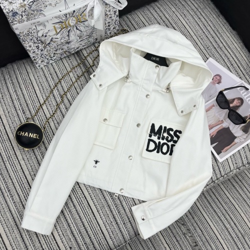 Cheap Christian Dior Jackets Long Sleeved For Women #1263544 Replica Wholesale [$108.00 USD] [ITEM#1263544] on Replica Christian Dior Jackets