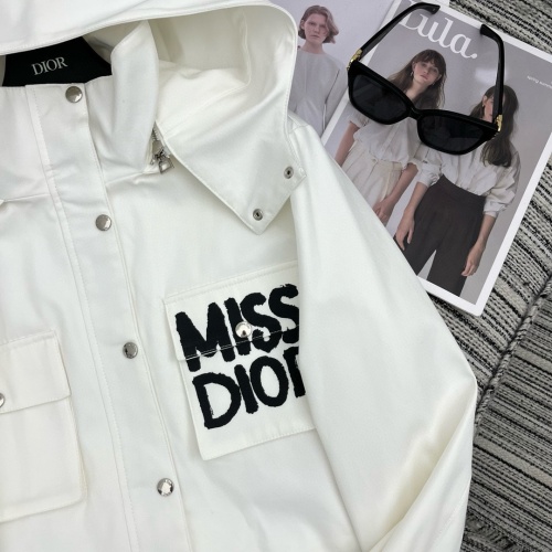 Cheap Christian Dior Jackets Long Sleeved For Women #1263544 Replica Wholesale [$108.00 USD] [ITEM#1263544] on Replica Christian Dior Jackets