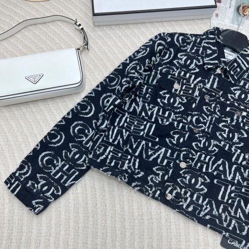 Cheap Chanel Jackets Long Sleeved For Women #1263581 Replica Wholesale [$115.00 USD] [ITEM#1263581] on Replica Chanel Jackets