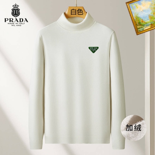 Cheap Prada Sweater Long Sleeved For Men #1263662 Replica Wholesale [$48.00 USD] [ITEM#1263662] on Replica Prada Sweater