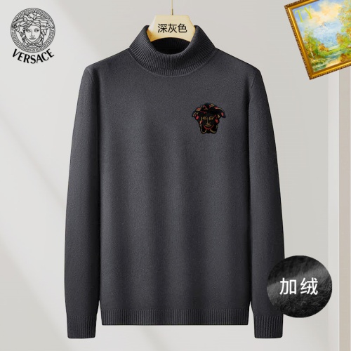 Cheap Versace Sweaters Long Sleeved For Men #1263680 Replica Wholesale [$48.00 USD] [ITEM#1263680] on Replica Versace Sweaters