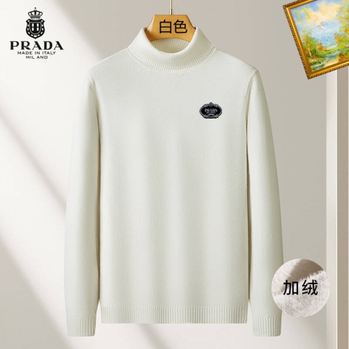 Cheap Prada Sweater Long Sleeved For Men #1263702 Replica Wholesale [$48.00 USD] [ITEM#1263702] on Replica Prada Sweater